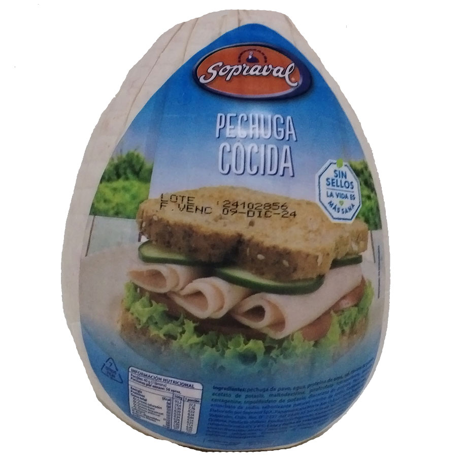 Pechuga de Pavo Cocida Sopraval